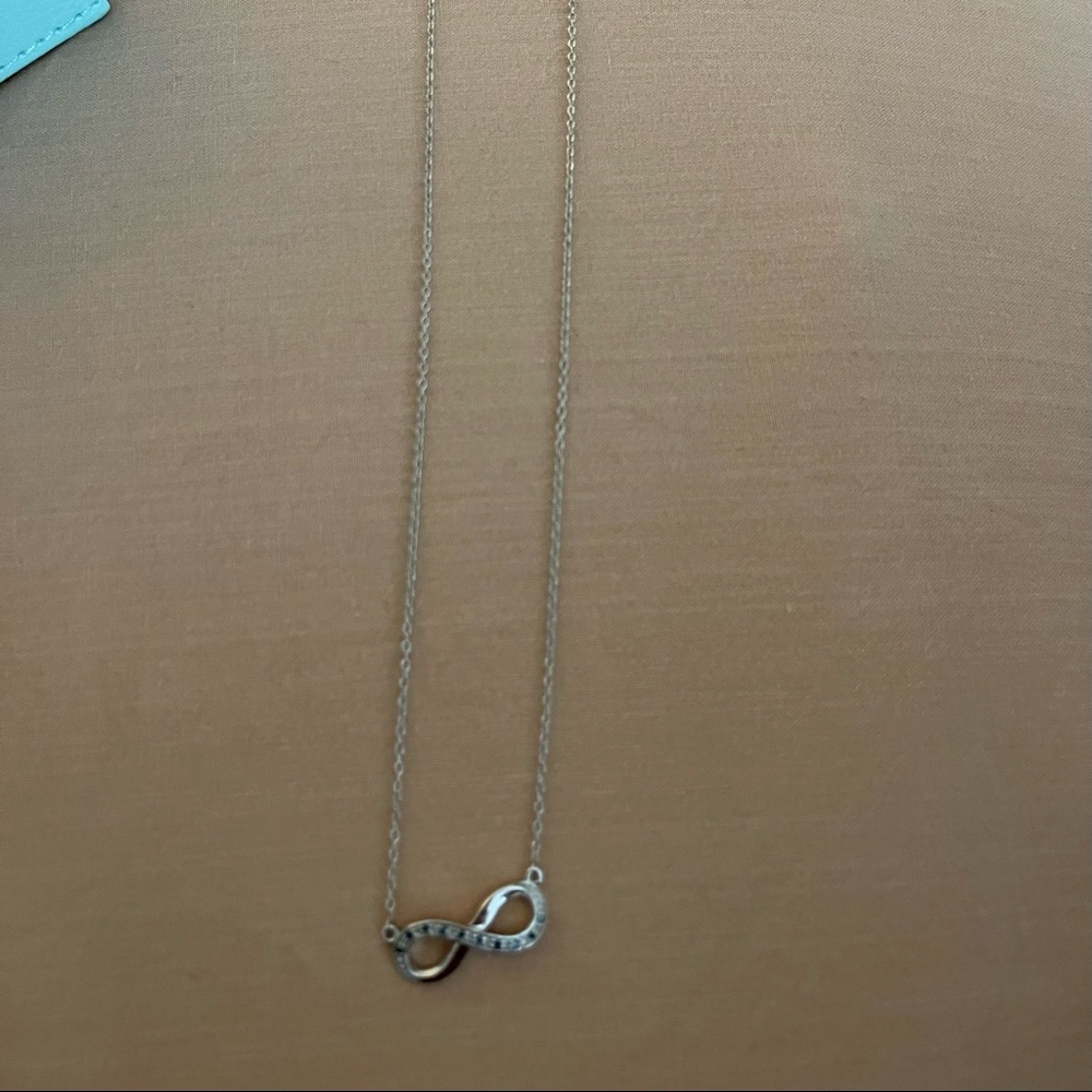 Silver Infinity Necklace - image 2